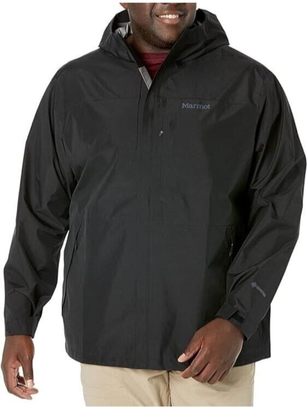 MARMOT Minimalist Gore-Tex Mens 4X/4XL Big Rain Parka/Jacket/Coat Black $250 NEW